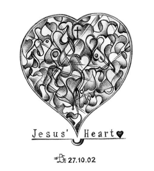  . Jesus' Heart. 